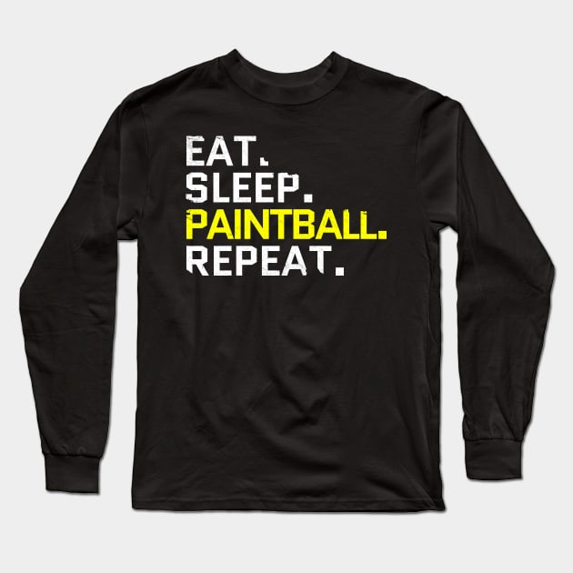 paintball Long Sleeve T-Shirt by Circle Project